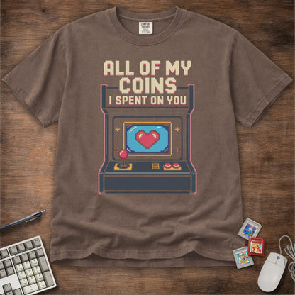 Coins Spent On Arcade Tee