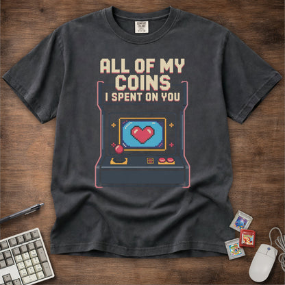 Coins Spent On Arcade Tee