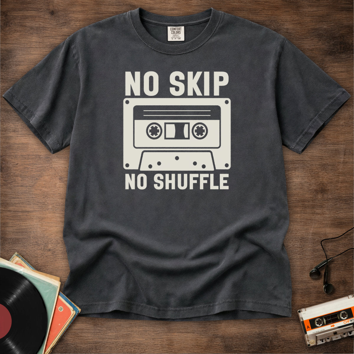 No Skip No Shuffle Tee