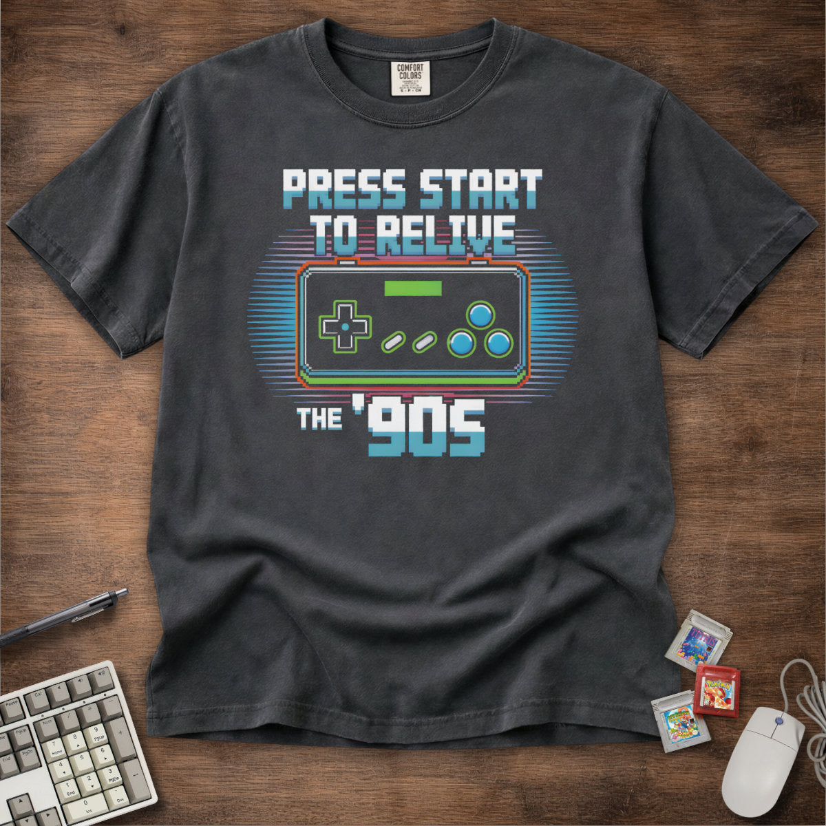 Relive The 90s Retro Game Tee