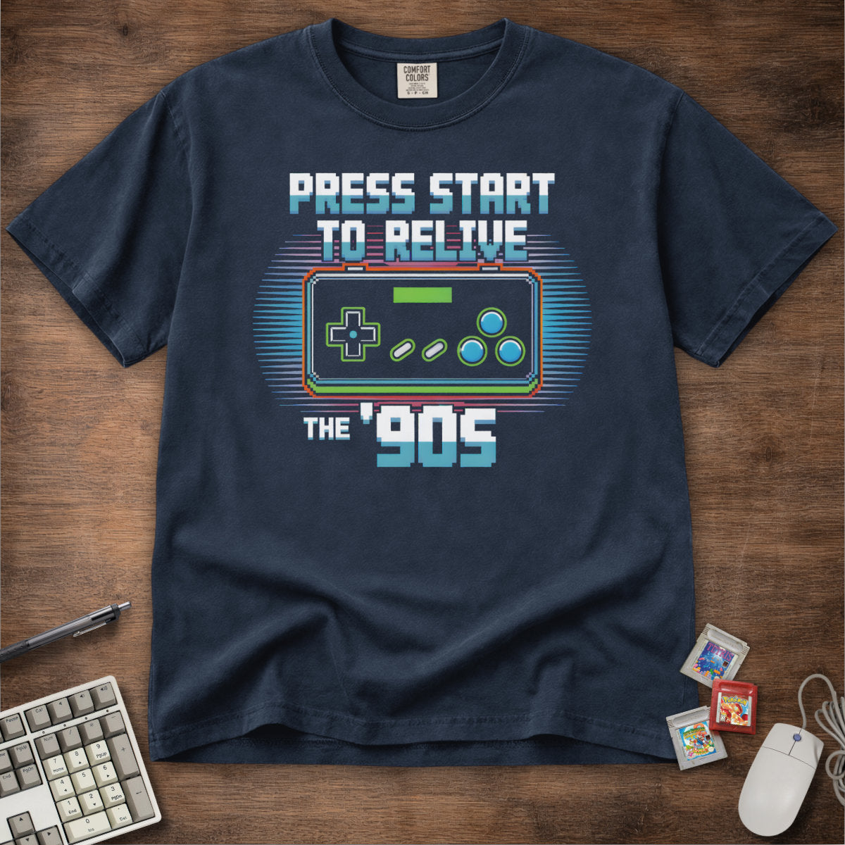 Relive The 90s Retro Game Tee