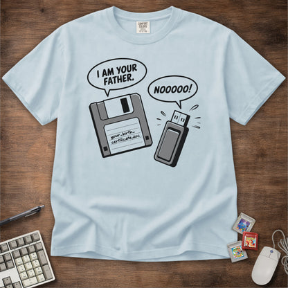 I Am Your Father Floppy - USB Tee