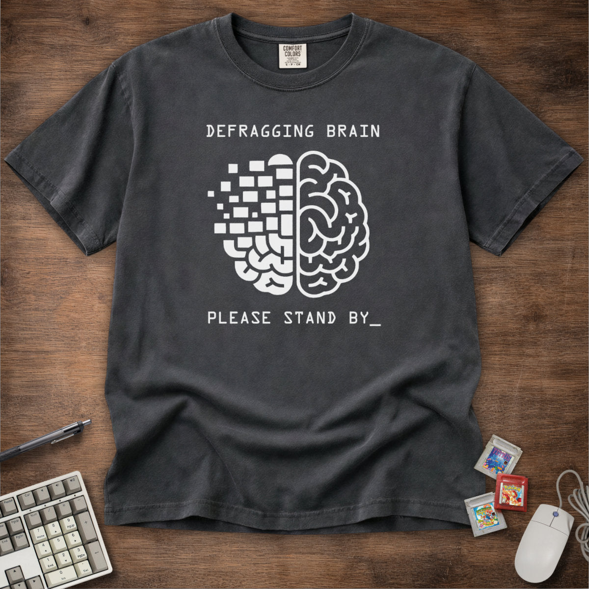 Defragging Brain Tee