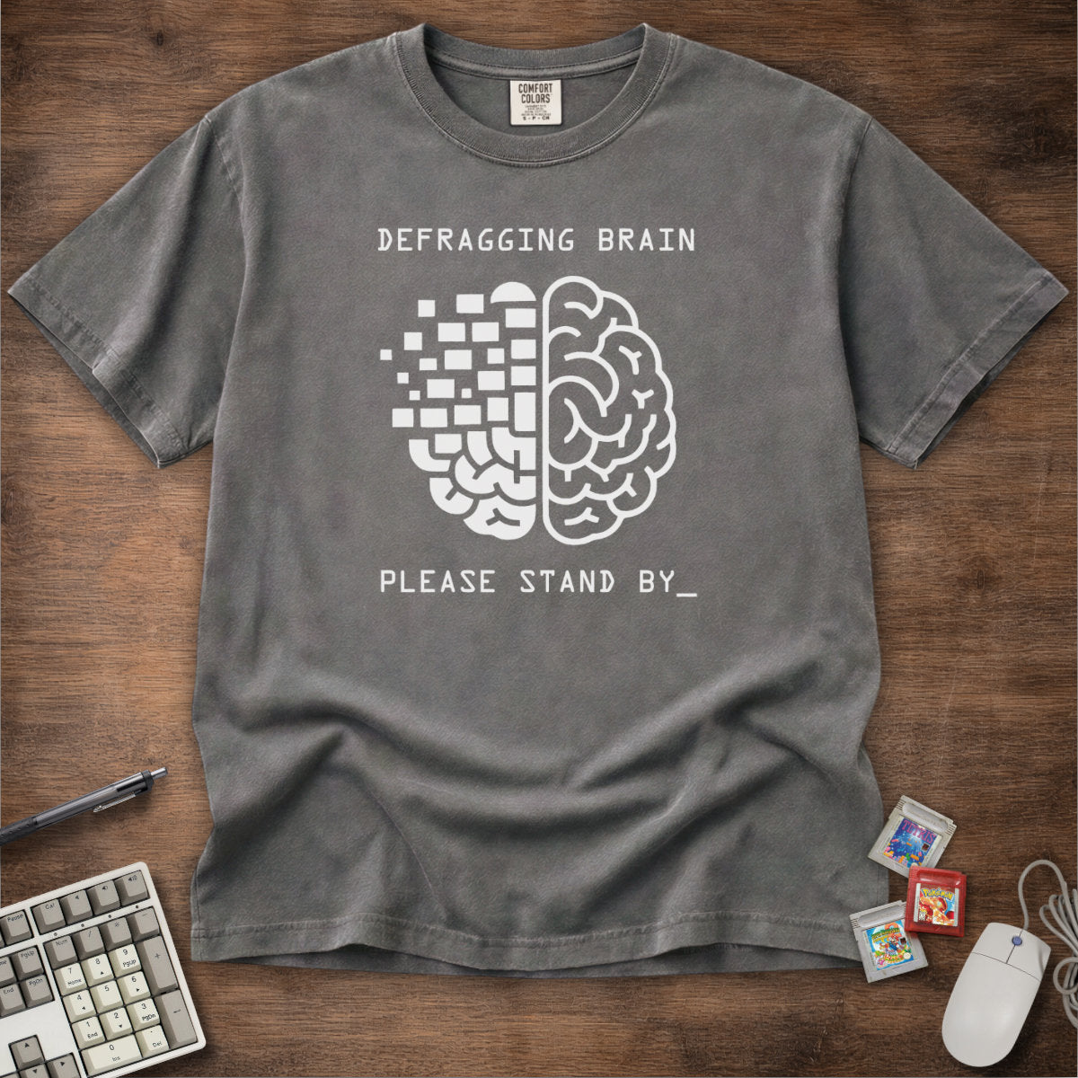 Defragging Brain Tee