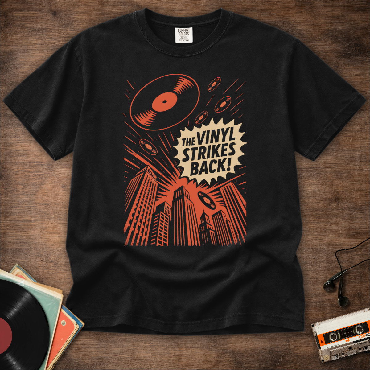 The Vinyl Strikes Back Tee