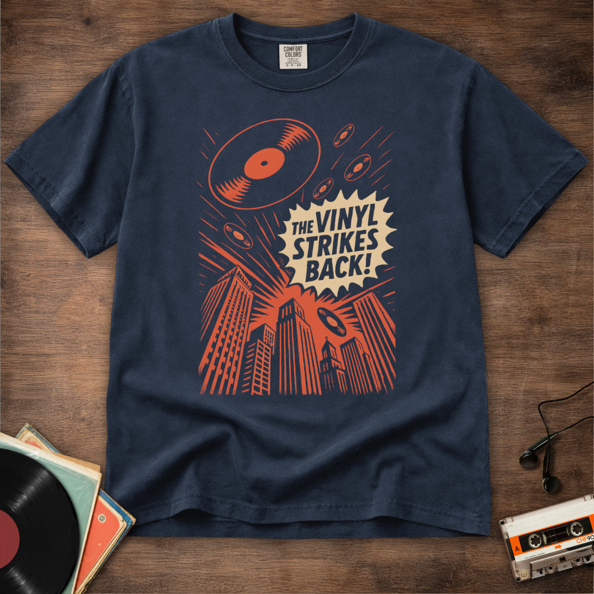 The Vinyl Strikes Back Tee