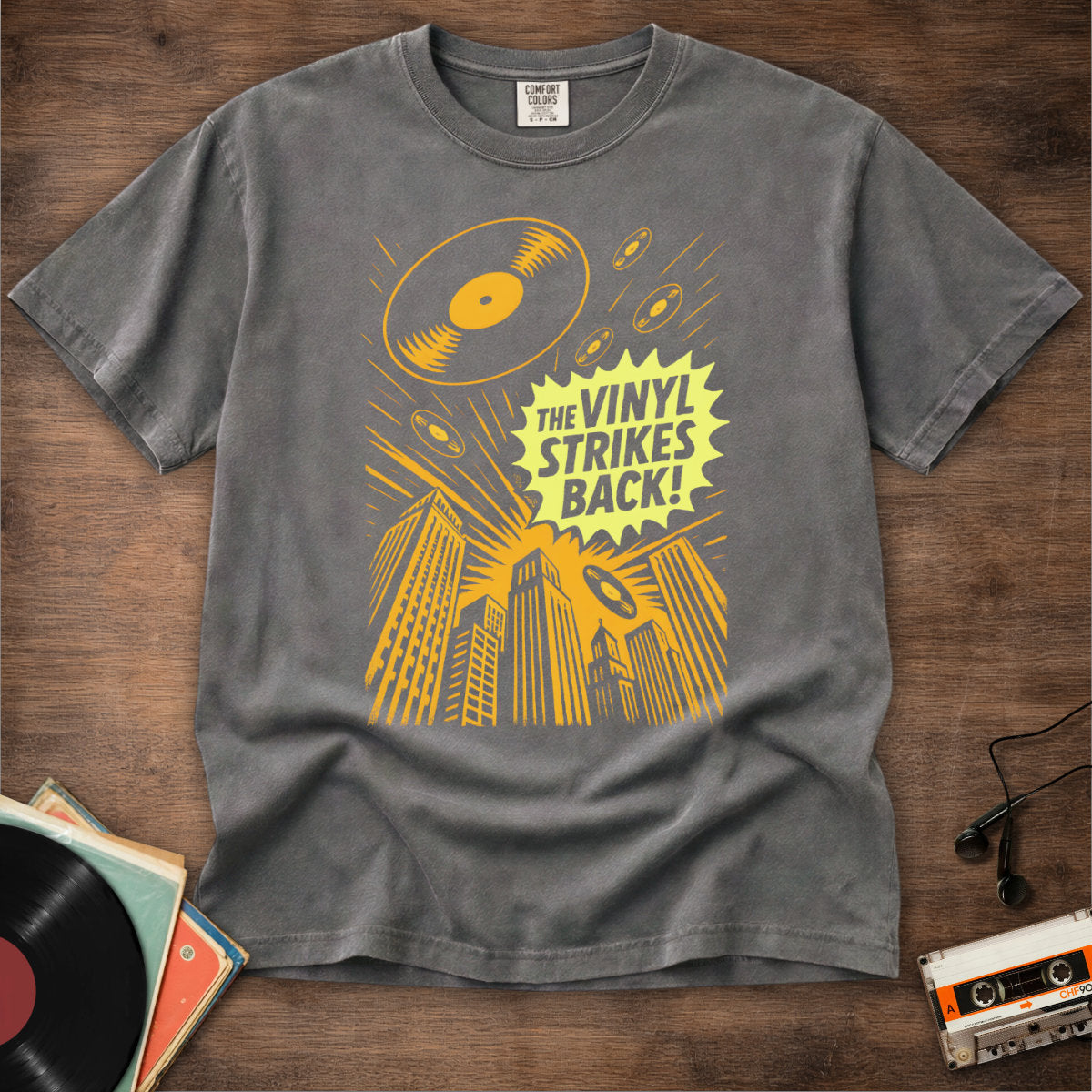 The Vinyl Strikes Back Tee