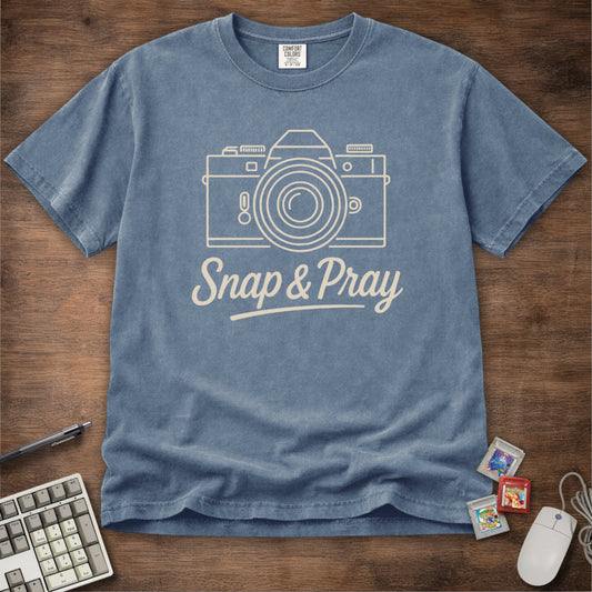 Snap & Pray Film Camera Tee